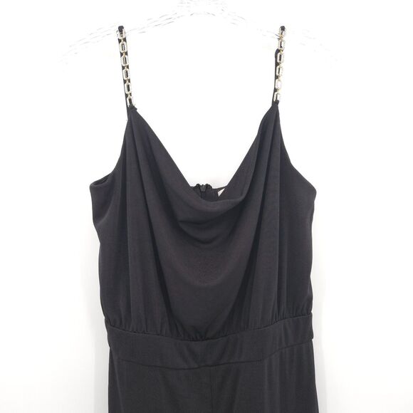 Jason Wu Black Jumpsuit with Chain Straps - Picture 5 of 16